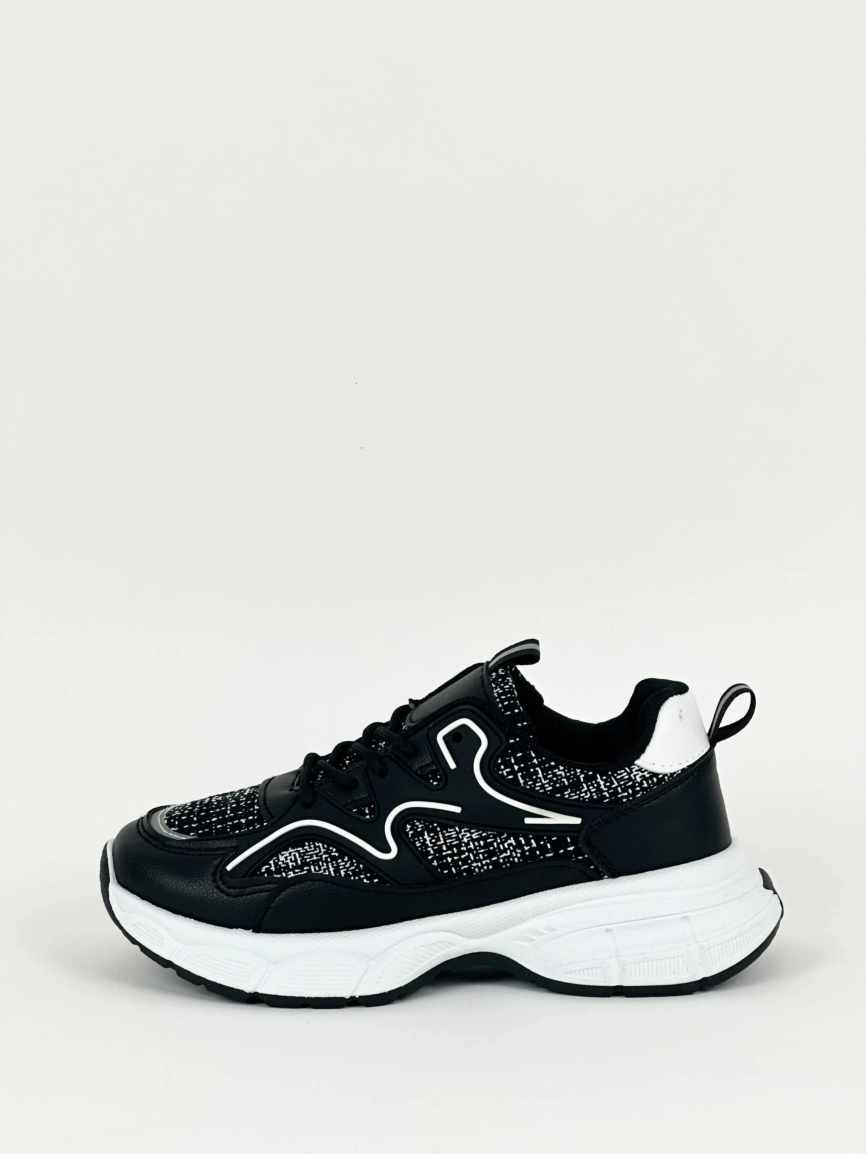 BASKETS COMPENSÉES - NOIR