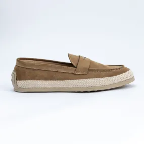 Beige Suede Espadrillis