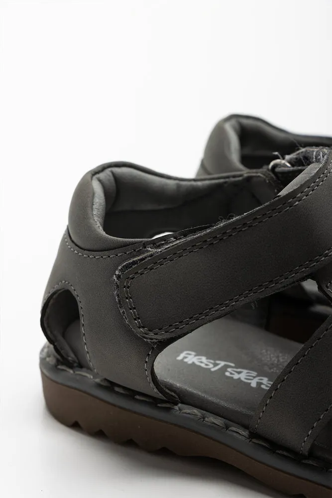 Caged Sandal Grey
