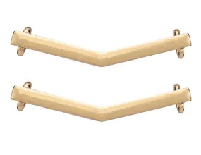 Chevron Charms Women's Shoe Jewelry