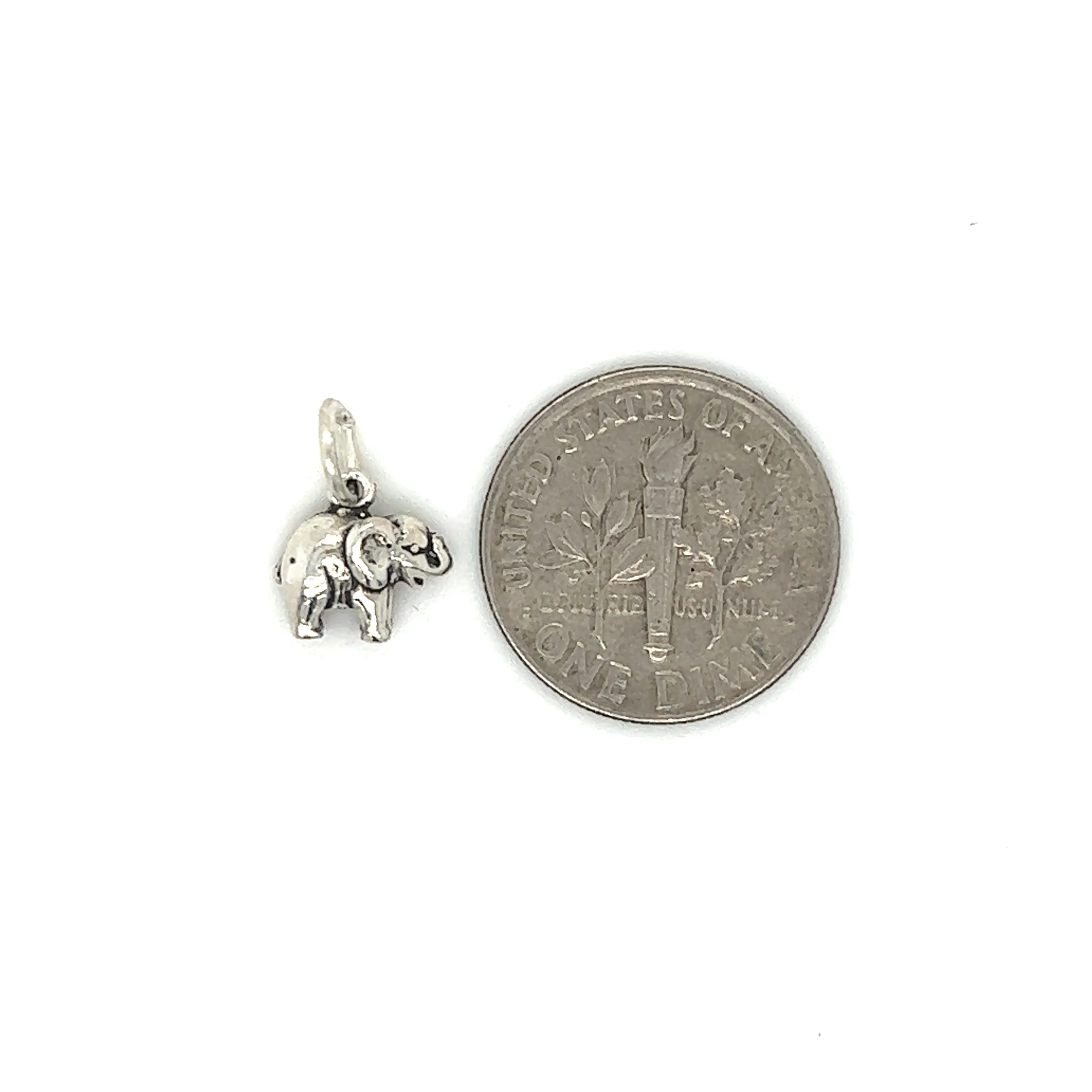 Tiny Elephant Charm
